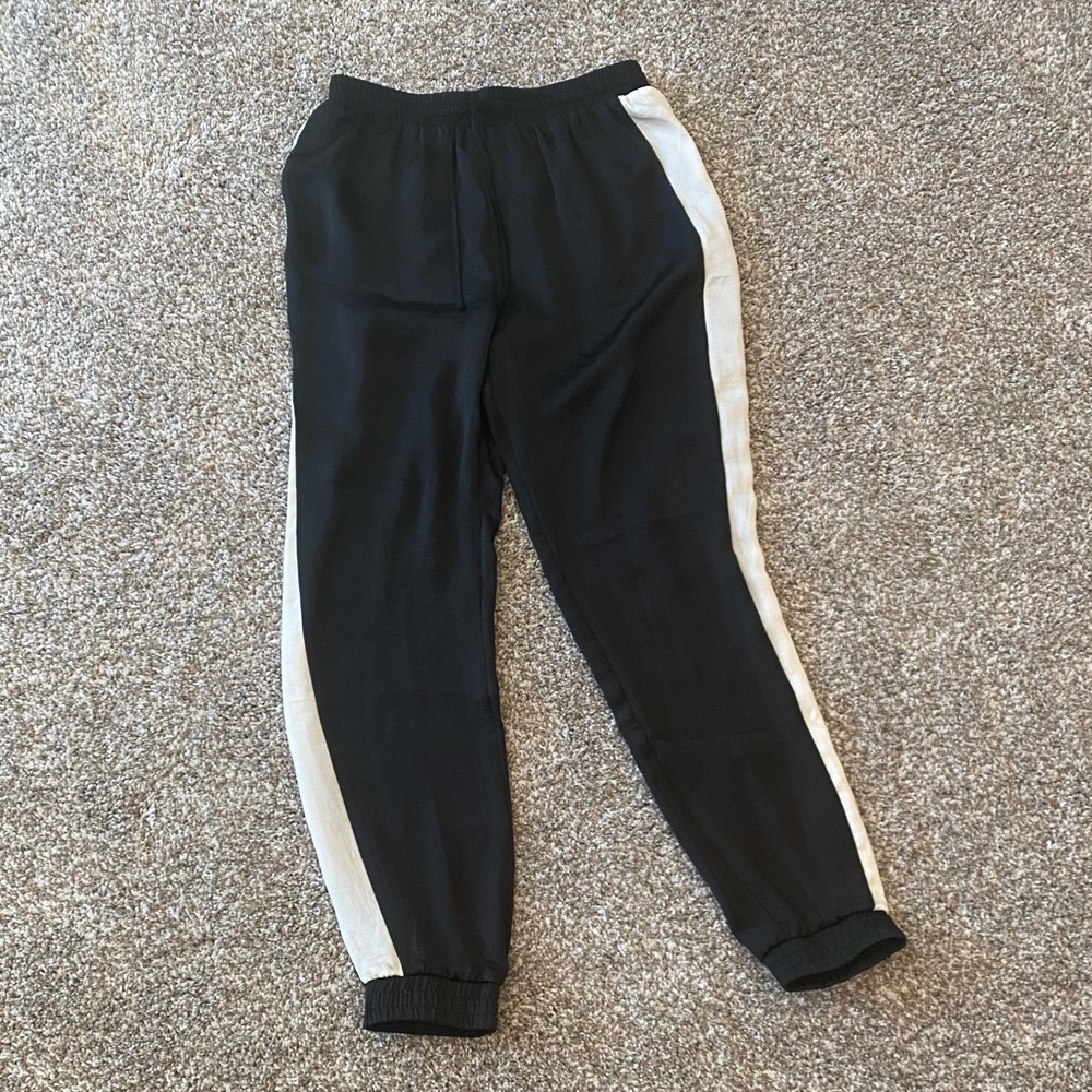 Forever 21 baggy black pants with string ties S